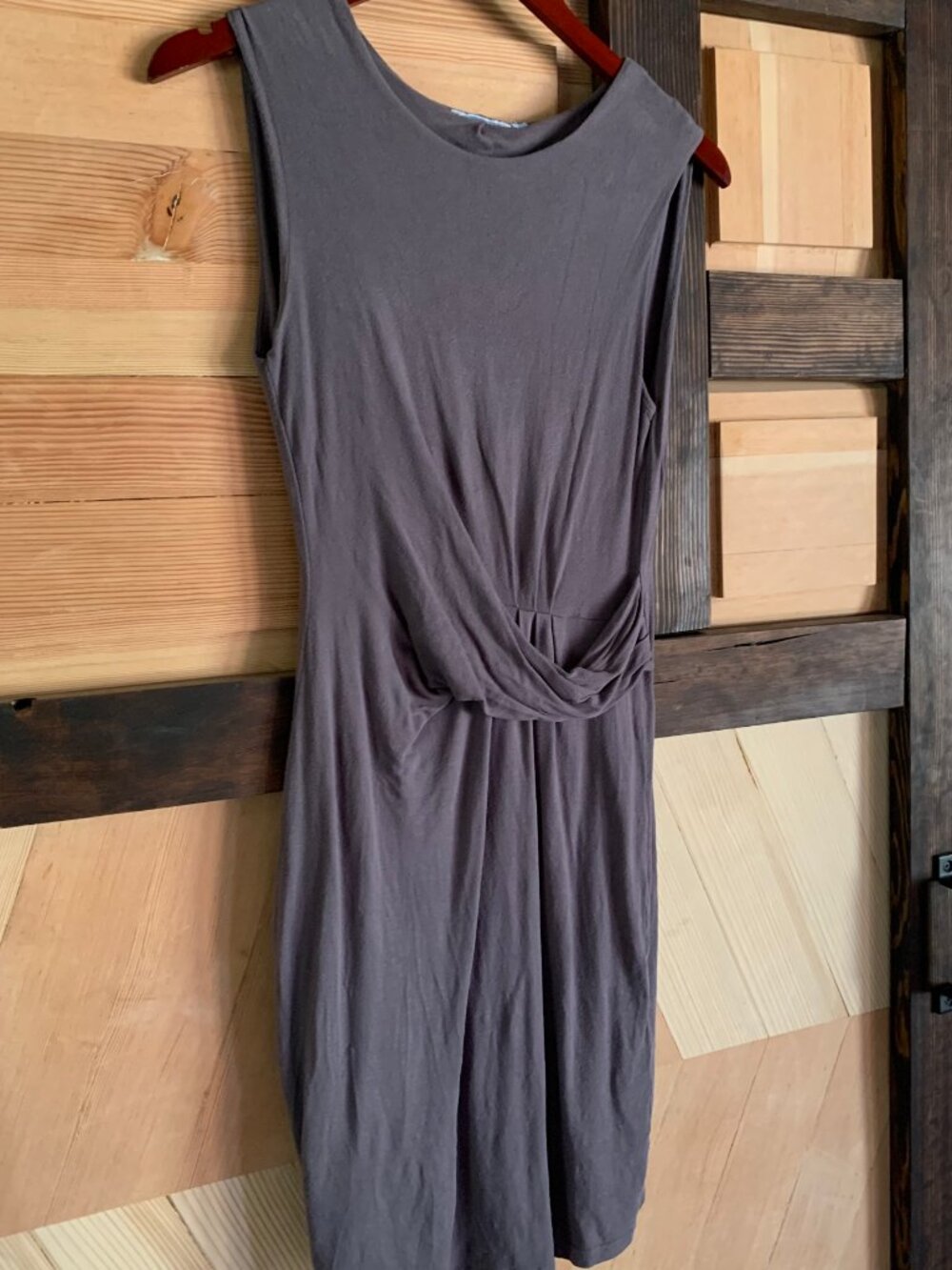 100% Soft Organic Cotton | Summer Dress | Charcoal Gray | S-M | Like New